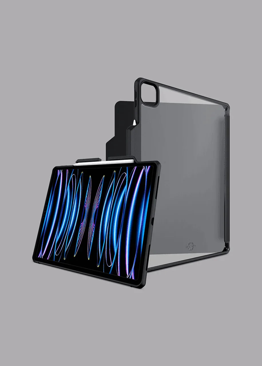 Itskins Hybrid Solid Folio Case iPad Pro 12.9 (5th & 6th Gen.) - Black - Tashqila Itskins Hybrid Solid Folio Case iPad Pro 12.9 (5th & 6th Gen.) - Black - Tashqila